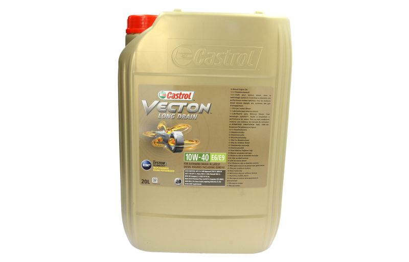 CASTROL VECTON LD 10W-40 E6/E9 – Pilnībā sintētiska motoreļļa (20L)