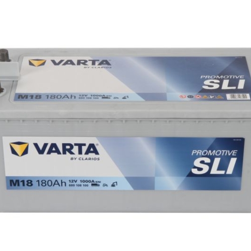 VARTA PROMOTIVE SLI 180Ah / 1000A – Kreisais +, Bezapkopes akumulators