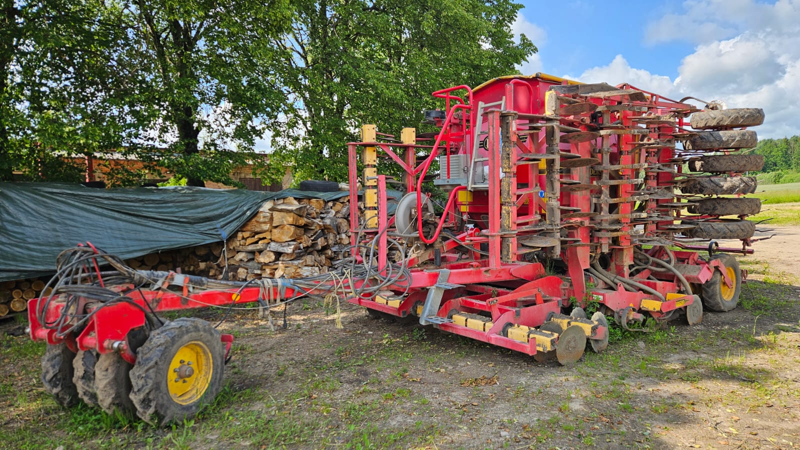 Väderstad Rapid 600S pneimatiskā sējmašīna – profesionāla 6 m sējmašīna graudaugiem