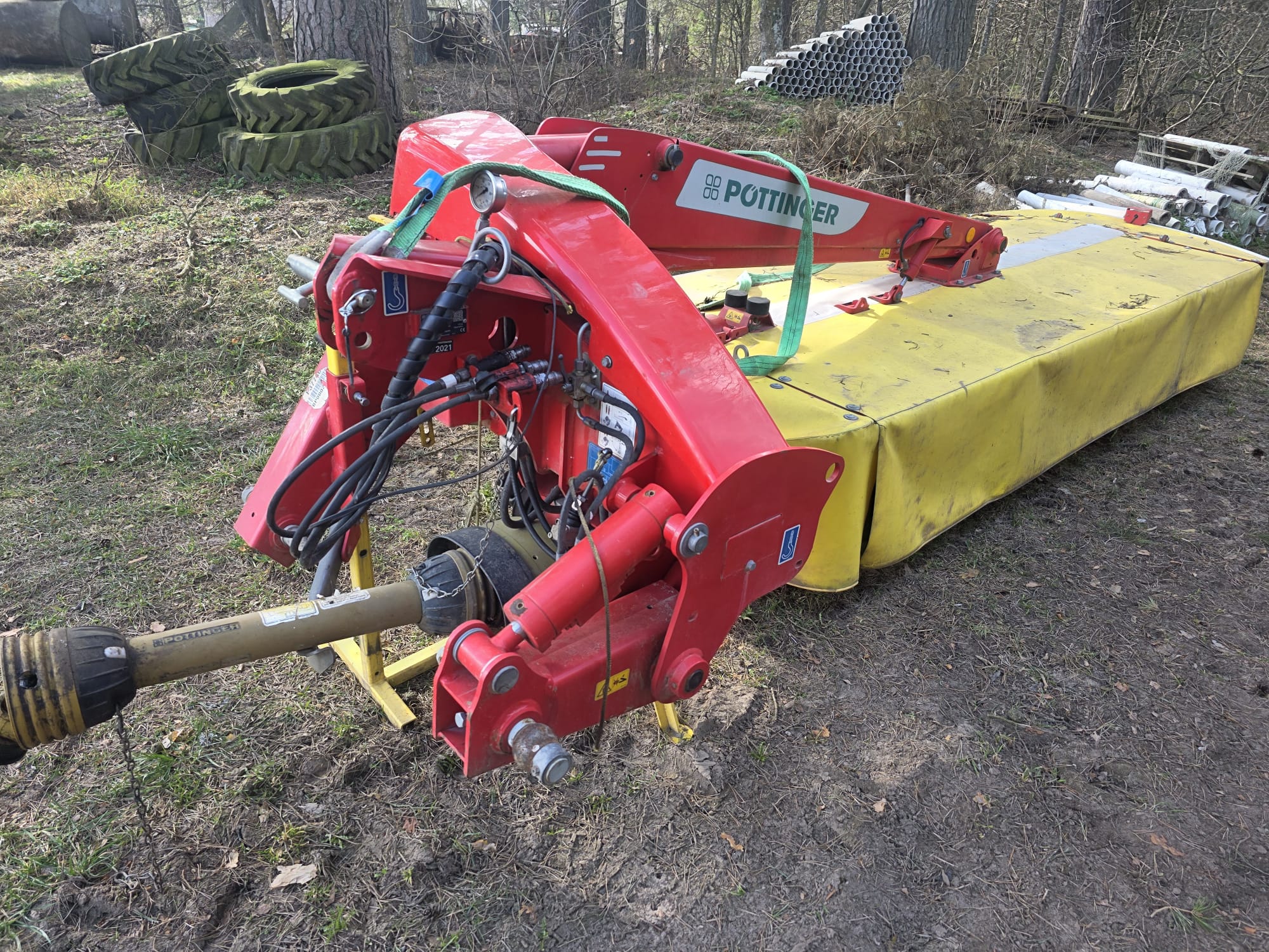 Disku pļaujmašīna Pöttinger Novacat 352 – 3.5m darba platums